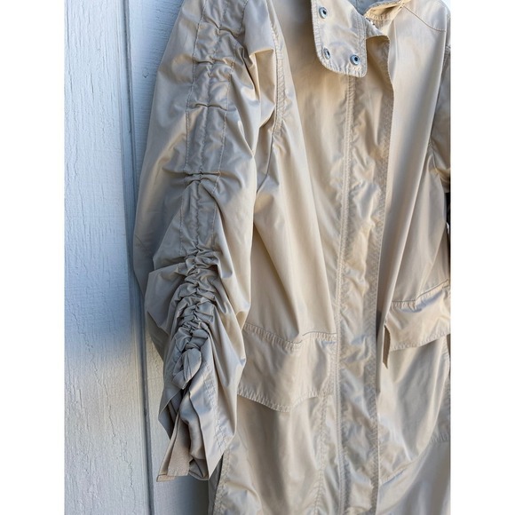 Elizabeth and James‎ Bowery Oversized Hooded Trench Coat, Light Beige, Size XS - Picture 6 of 9